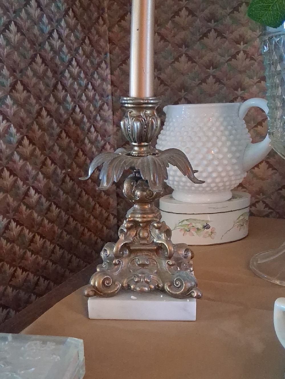 Ornate Gold Decorative Candle Holder